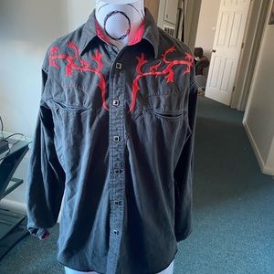 VINTAGE 1975 WRANGLER WESTERN SHIRT